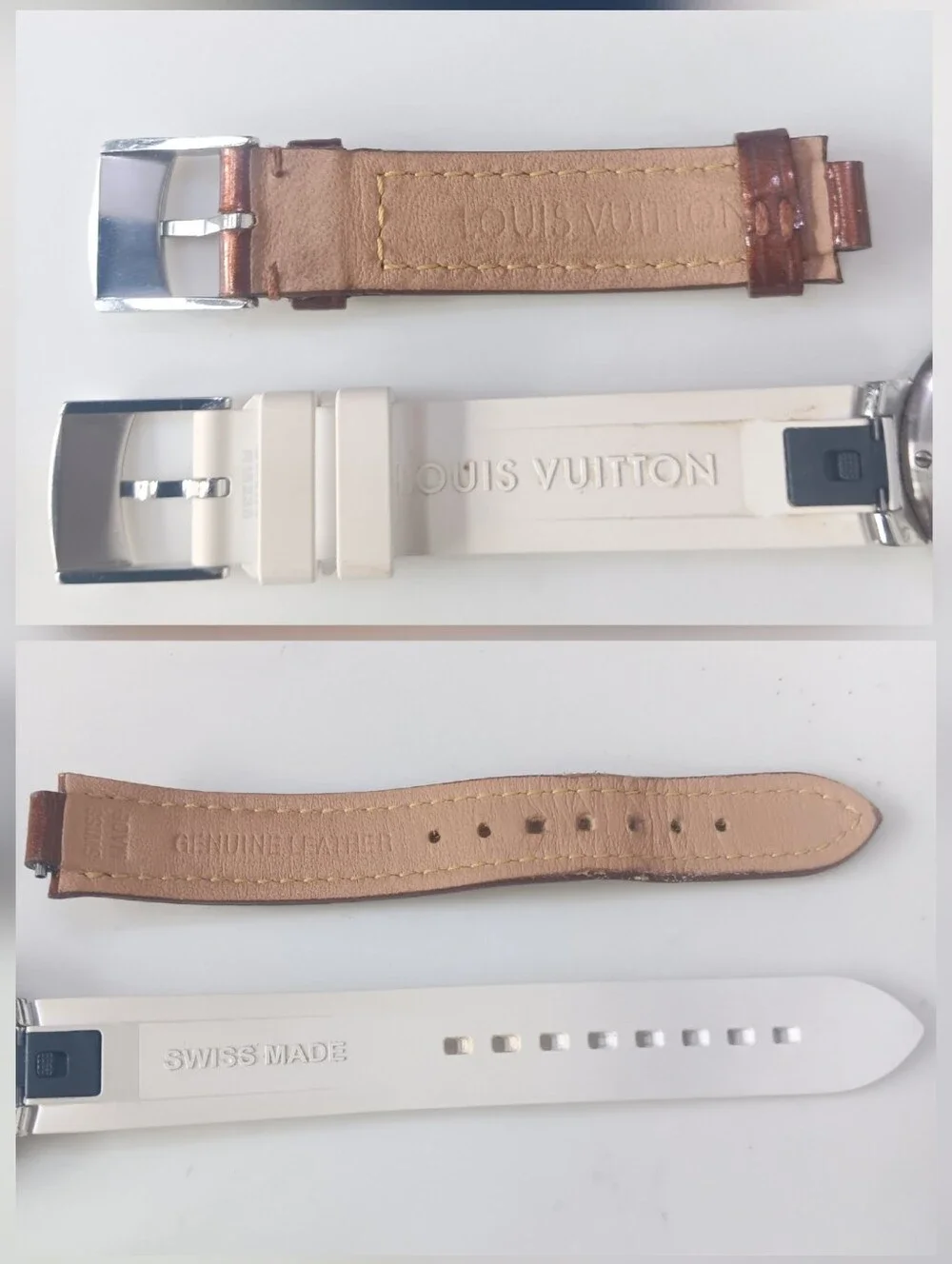 Louis Vuitton Tambour 27mm Q1211 Watch w/ 2 Bands Set ✨️ LIKE NEW